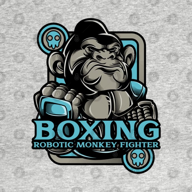 Boxing Robotic Monkey Fighter by soondoock